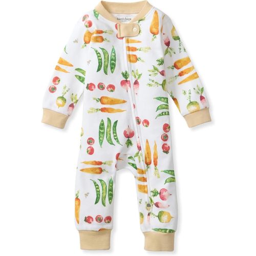 Burt's Bees Baby Unisex Sleep and Play Pajama, Footless One-Piece Zipper PJ | Soft organic cotton footed sleep & play features a loose, relaxed fit and 2-way zipper for easy nighttime changes