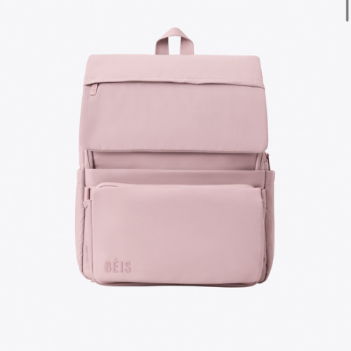 BÉIS 'The Ultimate Diaper Backpack' in Atlas Pink - Best Pink Backpack Diaper Bag
