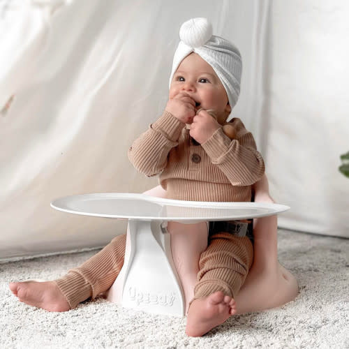 Upseat Baby Floor with Tray - Pink