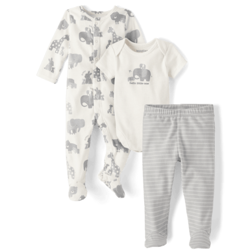 Baby Animal Take Me Home 3-Piece Set - White