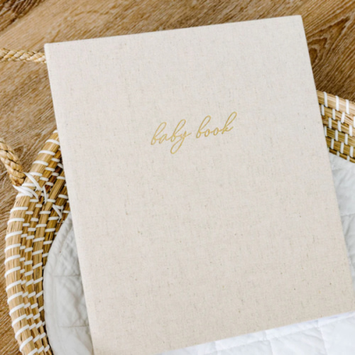 First Year Baby Memory Book - Sand