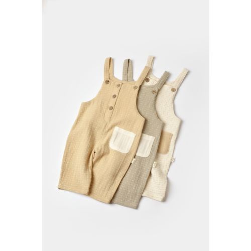 Muslin Baby Dungarees, Organic Muslin Romper, baby Strap rompers, %100 Organic Cotton,toddler outfit,Baby Gift, baby Overalls, Baby Romper,