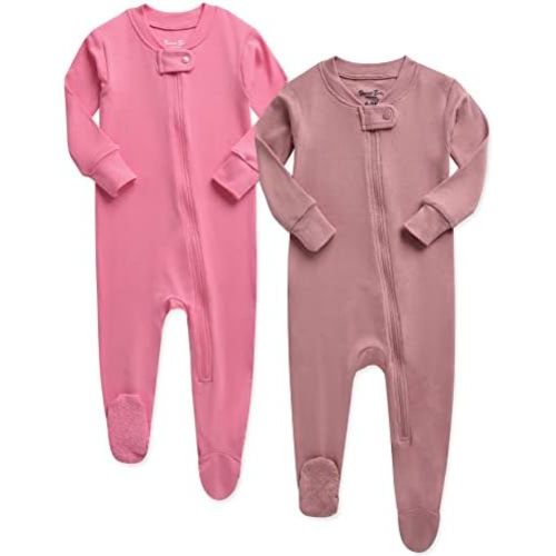 VAENAIT BABY Preemie Infant Boys Girls Footie Pajama Footed Sleep and Play Premium Modal Pajamas Available newborn-2T