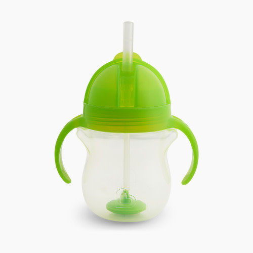 Munchkin Any Angle Click Lock Weighted Straw Trainer Cup - Green
