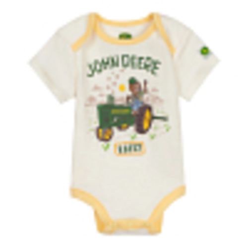 Infant Vintage Tractor Pup Bodyshirt