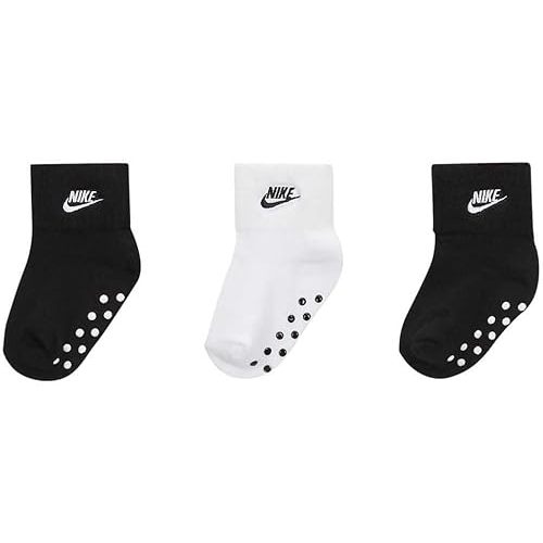 Nike Baby Girls' Ankle Gripper Socks (3 Pairs)