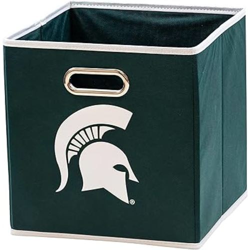 Franklin Sports NCAA College Team Fabric Storage Cubes Made to Fit Storage Bin Organizers (11x10.5x10.5)