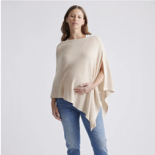 Lightweight Cotton Cashmere Nursing Shawl