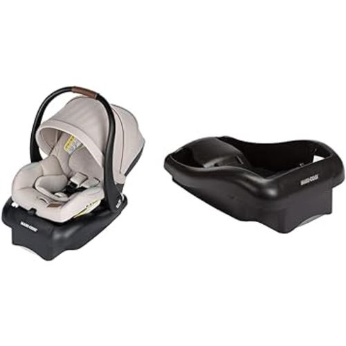 Maxi-Cosi Mico™ Luxe Infant Car Seat, New Hope Tan & Mico 30 Stand-Alone Additional Infant Car Seat Base, Black, One Size