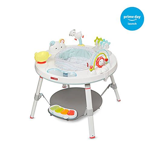 Skip Hop Baby Activity Center: Interactive Play Center with 3-Stage Grow-with-Me Functionality, 4mo+, Silver Lining Cloud