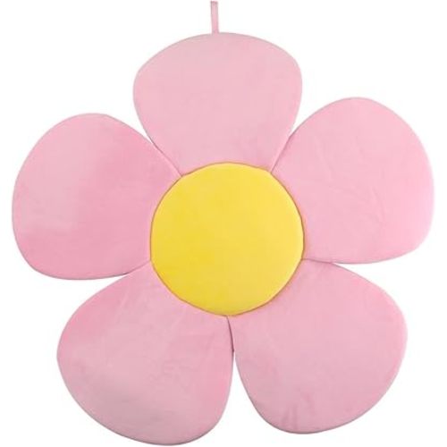 KAKIBLIN Flower Baby Bath Mat, Baby Bath Flower Infant Bathtub Mat Baby Sink Bath Cushion for Newborn, Pink