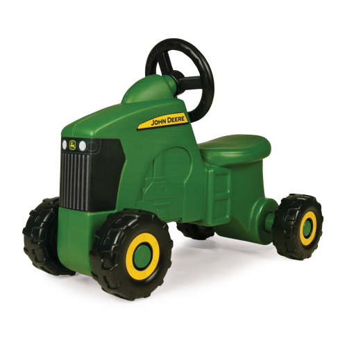 John Deere Foot to Floor Ride On Tractor Toy, Toddler Tractor Ride On Vehicle, Green
