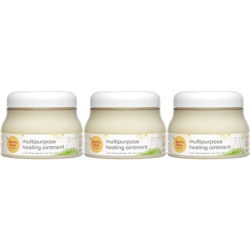 Amazon.com: Burt's Bees Baby 100% Natural Origin Multipurpose Healing Ointment, Face & Body Baby Ointment – 7.5 Ounce Tub - Pack of 3 : Baby