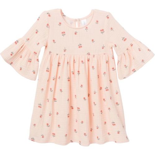 Modern Moments™ By Gerber Mommy And Me Baby Girls' Gauze Dress, Light Pink Daisies, 12 Months