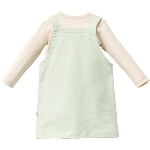 Animal Print Pinafore Dress, Green - Moi Noi | Maisonette