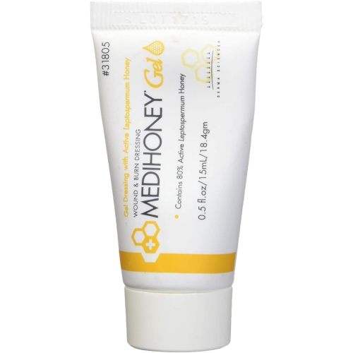 Improved Medihoney Gel Wound and & Burn Dressing from Derma Sciences, 0.5 oz,
