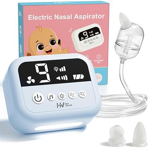 HEYVALUE Electric Nasal Aspirator Blue