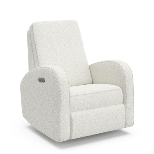 Santa Monica Ivory Boucle Power Recliner