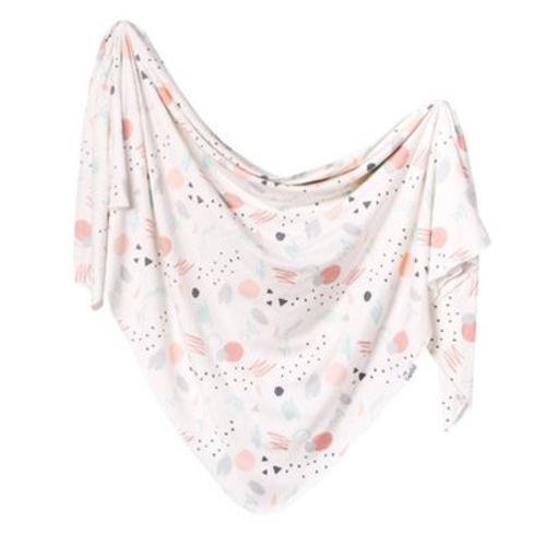 Copper Pearl Bloom Knit Swaddle Blanket - Maeve