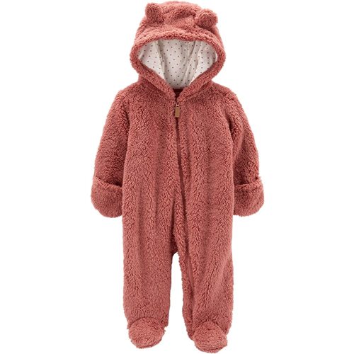 Carter's 0-9 Months Hooded Sherpa Bunting Pram