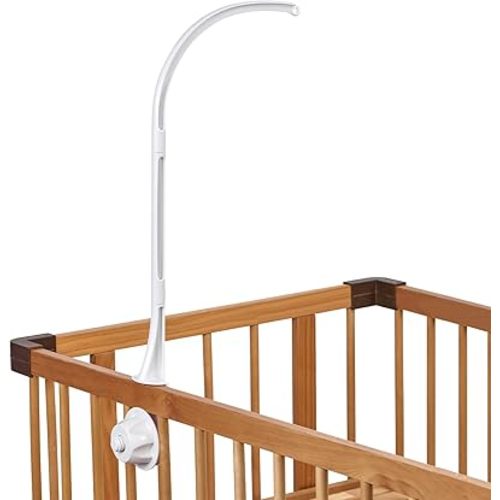 Baby Mobile Arm for Crib, Rotating Mobile Hanger, Plastic Crib Mobile Arm, Nursery Decor
