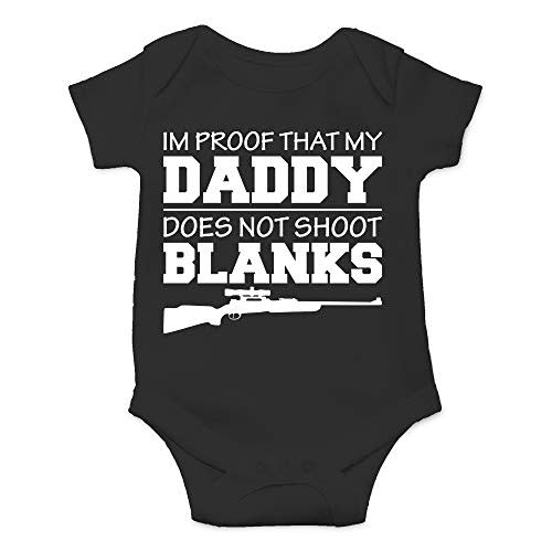 CBTwear I'm Proof That My Daddy Does Not Shot Blanks Baby Bodysuit Boy Girl Adorable Romper Clothing