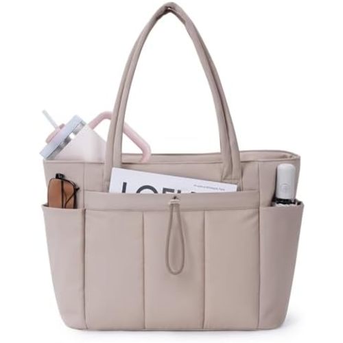 Wandering Nature Tote Bag for Women, Puffy Handbags for Work, Travel, Nurse