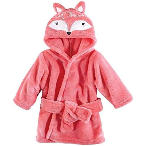 Hudson Baby Unisex Baby Plush Animal Face Bathrobe