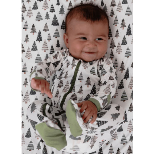 Christmas trees Footie, 3-6 months