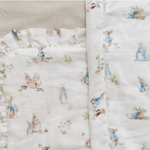 PETER RABBIT™ BAMBOO RAYON MUSLIN/LUSH MINI BLANKETS