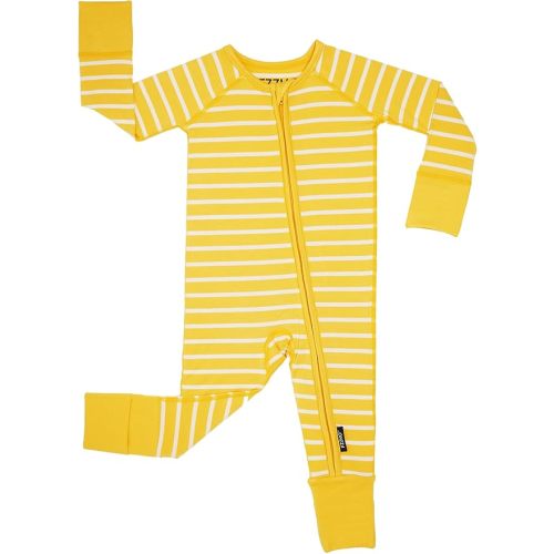 Baby Footie Pajamas, Viscose from Bamboo, Preemie & Newborn Sleepers, 2-Way Zipper PJs for Boys & Girls, 0–24 Months