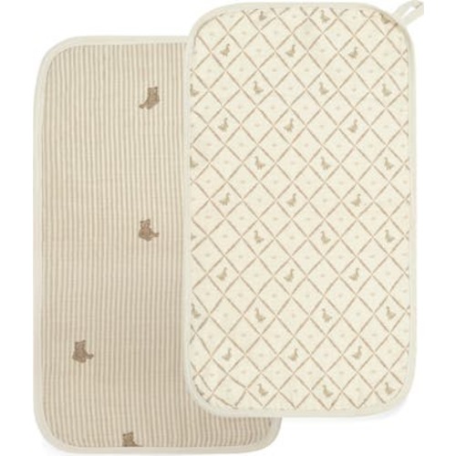 Assorted 2-Pack Organic Cotton Muslin Bibs