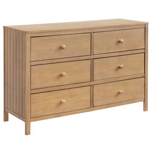 Soho Baby Everlee 6 Drawer Dresser - Honey Wood