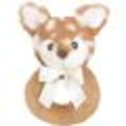 Bearington Baby Lil' Willow 5.5" Fawn Plush Rattle