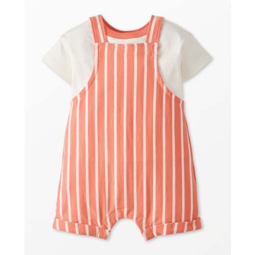 Baby Relaxed Fit T-Shirt & Shortalls Set | Hanna Andersson