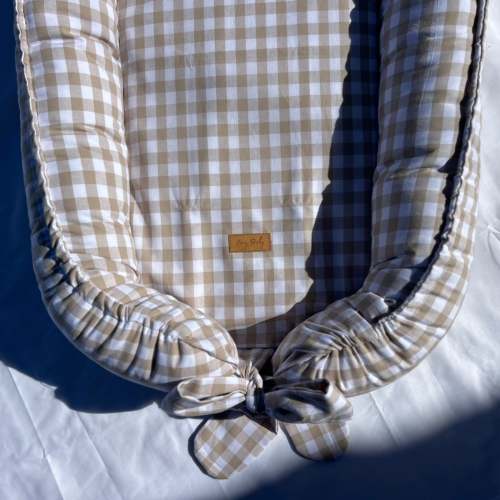 Gingham Lounger | Lazy Baby