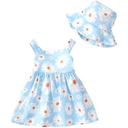 Newborn Infant Baby Girl Dress Toddler Girl Clothes Halter Backless Sleeveless Flower Sundress Summer Dresses for Girl