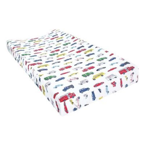 Hudson Baby Cotton Changing Pad Cover, Going Places, One Size