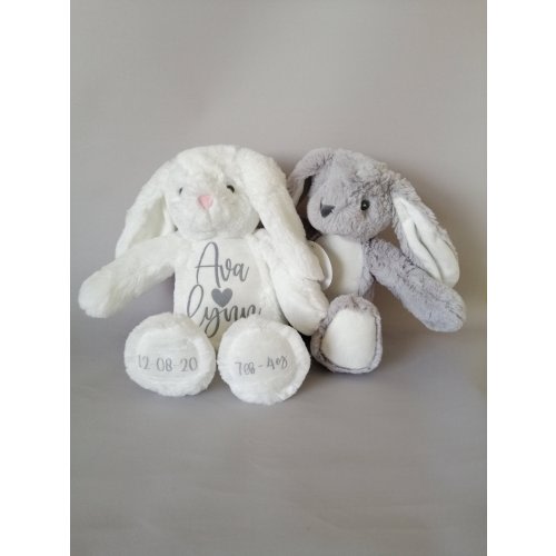 Personalised teddy, plush soft toy, customised baby gift, my first bear, christening, baby shower, good luck, well done, congratulations