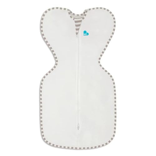 Love to Dream Swaddle UP, Organic Cotton, Baby Sleep Sack, Self-Soothing Swaddles for Newborns, Get Longer Sleep, Snug Fit Helps Calm Startle Reflex, Newborn Essentials for Baby, Cream