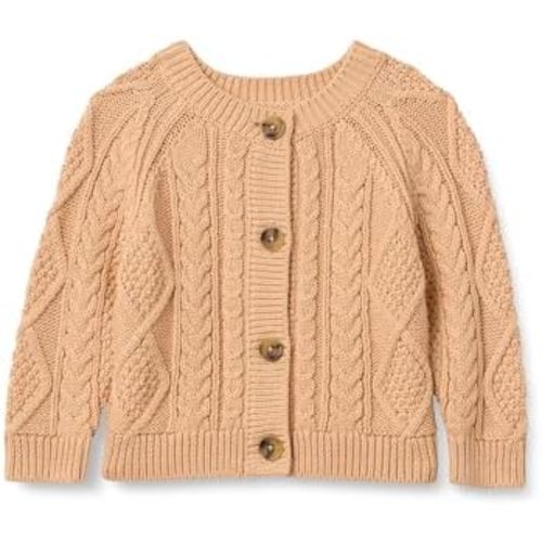 Amazon Essentials x Sofia Grainge Unisex Toddlers and Babies' Fisherman Cardigan Sweater