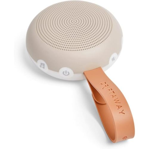 ergoPouch Drift Away White Noise Machine – Portable Sound Therapy for Baby & Adult, 7 Soothing Sounds, Rechargeable Battery, Adjustable Light - Home, Travel, and Registry Gift