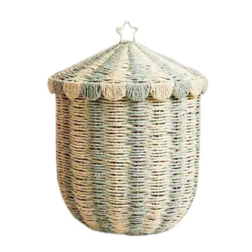 shenzhen haohaoxiong jiaju keji youxian gongsi 1pc, Nordic Style Floor Standing Storage Basket Woven Desktop Woven Basket Household Snacks And Miscellaneous Sorting Storage Box Christmas | Wayfair