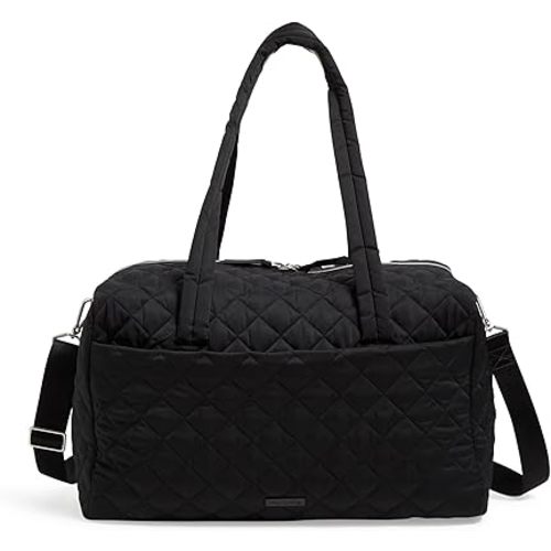 Vera Bradley Women's Performance Twill Medium Travel Duffle Bag, True Black, One Size