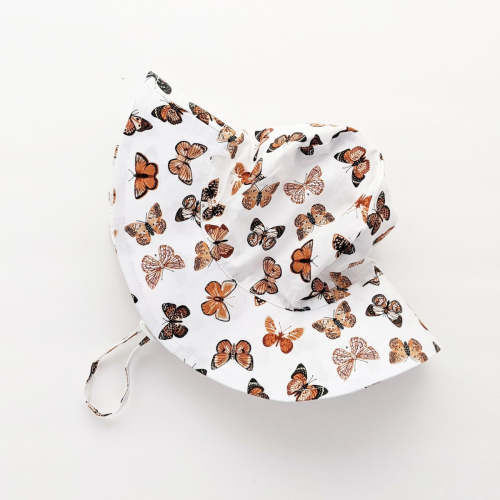 Butterflies Sunhat UPF 50+ with Adjustable Breakaway Strap - Huggalugs