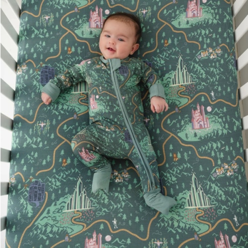 Emerald City Bamboo Crib Sheet