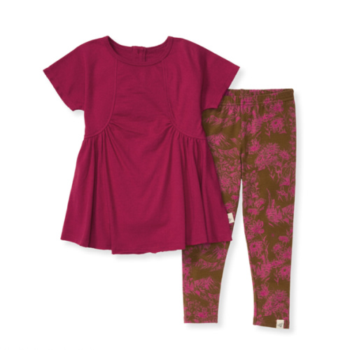 Valley Flowers Organic Baby Girl Set