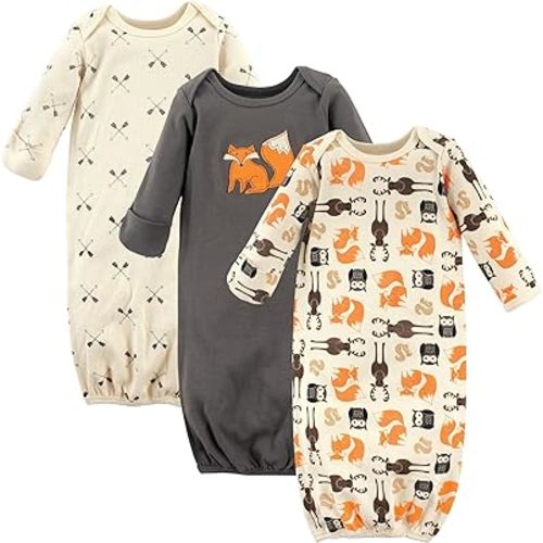 Hudson Baby baby-girls Cotton Gowns