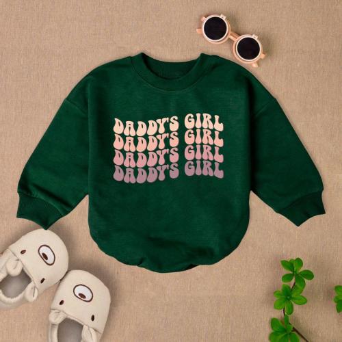 Daddy's Girl Baby Romper Short Sleeves, Dady And Daughter Baby Romper, New Dad Baby Bodysuit, Father's Day Gift
