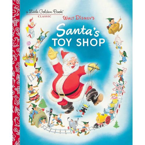 Santa's Toy Shop (Disney) (Little Golden Book)